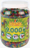 Hama Strijkkralen Glitter in Pot 9000 Stuks