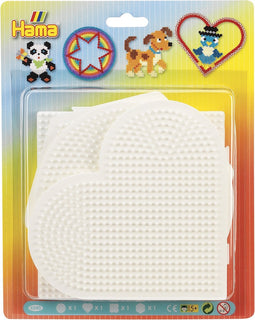 Hama Strijkkralen Grondborden 4 Stuks Wit