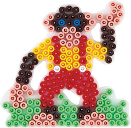 Hama Strijkkralen Grondplaat Aap Wit