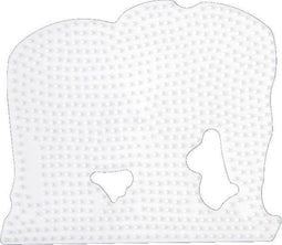 Hama Strijkkralen Grondplaat Olifant Wit
