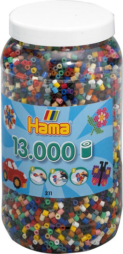 Hama Strijkkralen in Pot Mix (067), 13.000st.