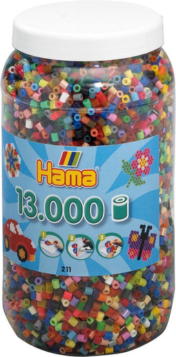 Hama Strijkkralen in Pot Mix (068), 13.000st.