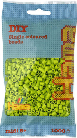 Hama Strijkkralen Lime (104), 1000st.