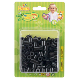Hama Strijkkralen Maxi Zwart, 250st.
