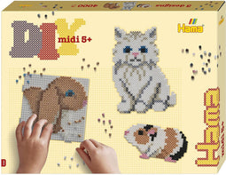 Hama Strijkkralen Midi Schattige Dieren 4000 Stuks