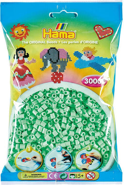 Hama Strijkkralen Pastel Mint (98), 3000st.