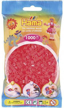 Hama Strijkkralen Rood '1000 Stuks'