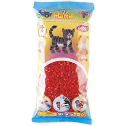Hama Strijkkralen 6000 stuks rood