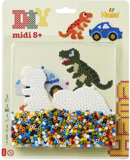 Hama Strijkkralenset Dino, 1100st.
