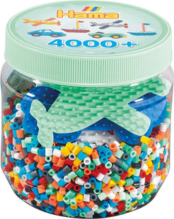 Hama Strijkkralenset in Pot, 4000st.
