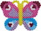 Hama Strijkkralenset Vlinder, 1100st.