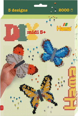 Hama Strijkkralenset - Vlinders, 2000st.