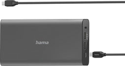 Hama - universeel USB-C-Power Pack, 26800 mAh, Power Delivery (PD), 5-20V/60W