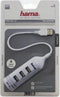 Hama USB 2.0 hub 1:4, Bus powered, Wit