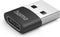Hama USB-C-adapter, USB-A-stek. - USB-C-aansl., zonder kabel, 480 Mbit/s, 3 st.