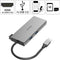 Hama USB-C-hub, Multiport, 6-poorts, 2x USB-A, USB-C, HDMI™, SD, microSD
