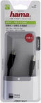 Hama USB-C-kabel, USB-2.0, USB-C-stekker – USB-A-stekker, 480 Mbit/s, 0,25 m