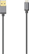 Hama USB-C naar Lightning Kabel - Oplaadkabel geschikt voor iPhone / iPad - MFI gecertificeerd - 2.4A USB 2.0 - 480Mbps - 75cm - Grijs