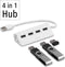 Hama USB-hub, 4-poorts, USB 2.0, 480 Mbit/s, wit