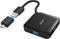 Hama USB-hub, 4-poorts, USB 3.2 Gen1, 5 Gbit/s, incl. USB-C-adapter