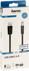 Hama USB-kabel, USB 2.0, 480 Mbit/s, 1,50 m