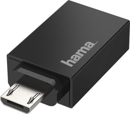 Hama USB-OTG-adapter, micro-USB-stekker - USB-aansluiting, USB 2.0, 480 Mbit/s