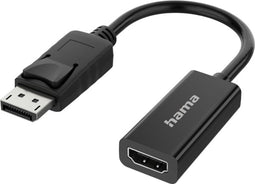 Hama Video-adapter, DisplayPort-stekker - HDMI™-aansluiting, Ultra-HD 4K