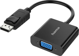 Hama Video-adapter, DisplayPort-stekker - VGA-aansluiting, Full-HD 1080p