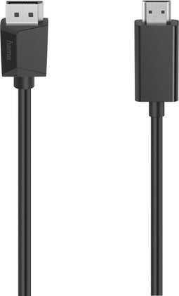 Hama Videokabel, DisplayPort-stekker - HDMI™-stekker, Ultra-HD 4K, 1,50 m