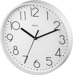 Hama Wandklok "PG-220", geluidsarm, wit
