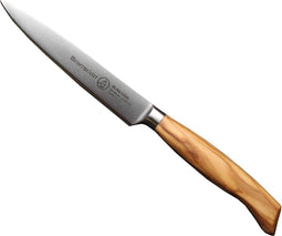Messermeister Oliva Elite - Officemes 13 cm - Precisie en Stijl - Olijfhouten Handvat