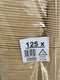 Hamburgerbox Groot 500 stuks - IP 6 - Champagne kleur - Schuim