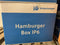 Hamburgerbox Groot 500 stuks - IP 6 - Champagne kleur - Schuim