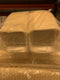 Hamburgerbox Groot 500 stuks - IP 6 - Champagne kleur - Schuim