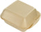 Hamburgerbox Groot 500 stuks - IP 6 - Champagne kleur - Schuim