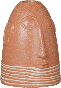 Vaas 17,5 x 17,5 x 23 cm Keramisch Zalm