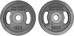 Hammer Fitness Olympische Halterschijven - Gietijzer - per Paar (15kg)