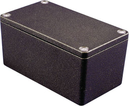 Hammond Electronics 1550Z220BK Universele behuizing 222 x 146 x 82 Aluminium Zwart 1 stuk(s)