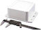 Hammond Electronics 1555NF42GY Universele behuizing 120 x 120 x 62 ABS Lichtgrijs 1 stuk(s)