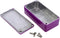 Hammond Electronics 1590G2PR Universele behuizing 100 x 50 x 31 Aluminium spuitgietwerk Lila 1 stuk(s)