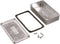 Hammond Electronics Hammond Electronics 1550WCBK Universele behuizing 116 x 91 x 54.9 Aluminium Zwart 1 stuk(s)