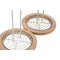 Houder voor keukenpapier Home ESPRIT Beige Grijs Natuurlijk Metaal Rubberwood 15 x 15 x 31 cm (2...