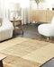 HAMZALAR - Modern vloerkleed - Beige - 140 x 200 cm - Jute