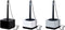 HAN baliepen - i-Line - chroom - met metalen ketting (70cm) - HA-27651-88