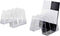 HAN catalogusrek - 209 x 224 x 163mm - transparant - 3-vaks verdeling - HA-16200-23
