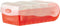 HAN CROCO 997-617 Kaartenbox Doorschijnend, Rood Aantal kaarten (max.): 900 kaarten DIN A7 liggend Incl. 100 gelinieerd
