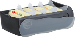HAN CROCO 997-633 Kaartenbox Zwart Aantal kaarten (max.): 900 kaarten DIN A7 liggend Incl. 100 gelinieerd