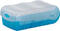 HAN CROCO 997-643 Kaartenbak Blauw, Doorschijnend Aantal kaarten (max.): 900 kaarten DIN A7 liggend Incl. 100 gelinieer