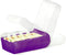 HAN CROCO 997-673 Kaartenbox Doorschijnend, Lila Aantal kaarten (max.): 900 kaarten DIN A7 liggend Incl. 100 gelinieerd
