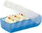 HAN CROCO 998-643 Kaartenbak Blauw, Doorschijnend Aantal kaarten (max.): 500 kaarten DIN A8 liggend Incl. 100 gelinieer